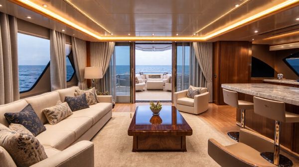 Explore Stunning Yacht Interior Designs for Ultimate Comfort